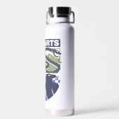 Bouteille D'eau Blason timbré VINTAGE HOGWARTS™ (Arrière)