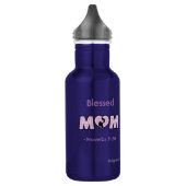 Bouteille D'eau Blessed Maman Fête de la mère (Gauche)