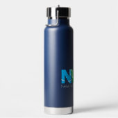 Bouteille d'eau bleu 25e anniversaire NWC avec pai (Évier)