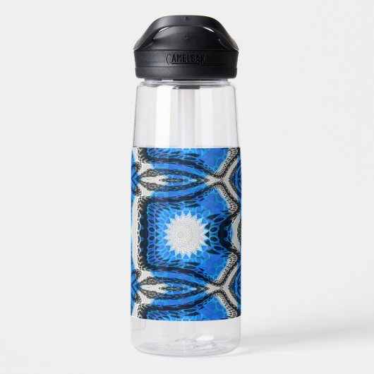 Bouteille D'eau Bleu atomique (Arrière)