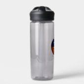 Bouteille D'eau Bleu blanc équipe de basket couleurs filles garçon (Extérieur)