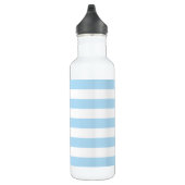 Bouteille D'eau Bleu, Blancs, Motif rayé (Droite)