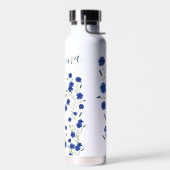 Bouteille D'eau Bleu de Cornflower Botanique (Gauche)