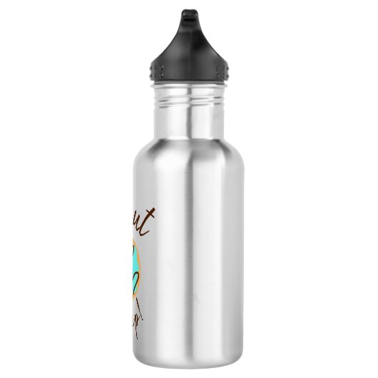 Bouteille D'eau Bleu Donut Abandonner (Droite)