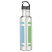 Bouteille D'eau Bleu et vert (Dos)