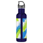 Bouteille D'eau Bleu et vert brillant (Dos)