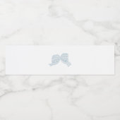 Bouteille d'eau bleu étiquette (Étiquettes simples)