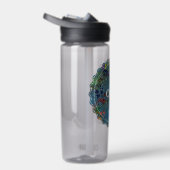 Bouteille D'eau Bleu floral (Droite)