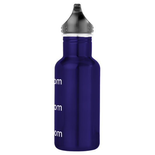 Bouteille d'eau BLEU-FONCÉ faite sur commande de (Droite)