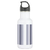 Bouteille D'eau Bleu gris rayures (Dos)