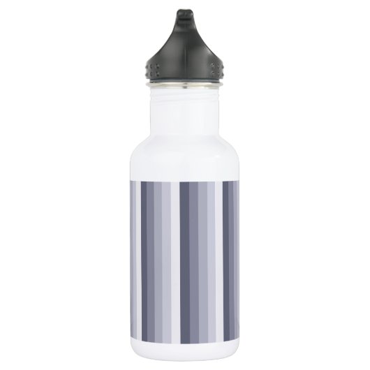 Bouteille D'eau Bleu gris rayures (Droite)