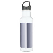 Bouteille D'eau Bleu gris rayures (Devant)