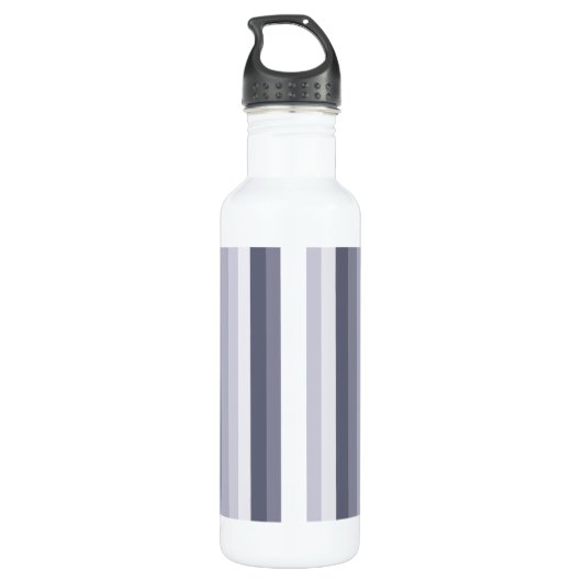 Bouteille D'eau Bleu gris rayures (Dos)