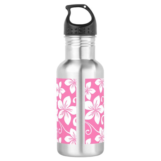 BOUTEILLE D'EAU BLEU HAWAII (ROSE) (Dos)