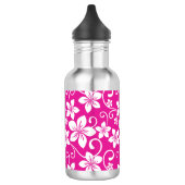 BOUTEILLE D'EAU BLEU HAWAII (ROSE CHAUDE) (Gauche)