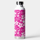 BOUTEILLE D'EAU BLEU HAWAII (ROSE CHAUDE) (Droite)