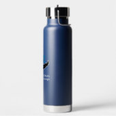 Bouteille d'eau bleu marine isotherme (Gym)