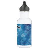 Bouteille D'eau Bleu Note Musique Tie Dye PhatDyes (Droite)
