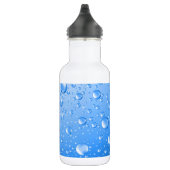 Bouteille D'eau Bleu pluie gouttes (Droite)