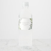 Bouteille d'eau bleu poussiéreux Étiquettes (Devant)