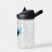 Bouteille d'eau Bleue Chapeau d'Agent de Police po (Gauche)