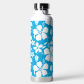 BOUTEILLE D'EAU BLEUE HULA HAÏIENNE (HIBISCUS) (Droite)