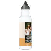 Bouteille D'eau Bloc de couleur moderne Family Photo Collage (Gauche)