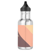 Bouteille D'eau Bloc de couleur monogramme (Droite)