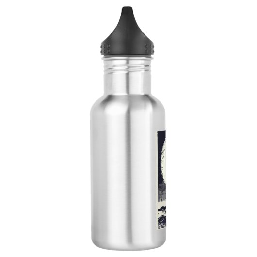 Bouteille D'eau Block Island Lighthouse Rhode Island Moon (Gauche)