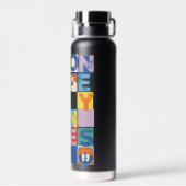 Bouteille D'eau Blocs de contrôle de caractères LOONEY TUNES™ (Arrière)