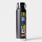 Bouteille D'eau Blocs de contrôle de caractères LOONEY TUNES™ (Avant)