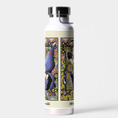 Bouteille D'eau Blonde Fairy Floral Purple (Gauche)