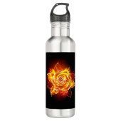 Bouteille D'eau Blooming Fire Rose (Devant)