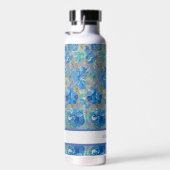 Bouteille D'eau Blue Celebration Floral Custom Water Bottle (Plage)