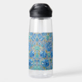 Bouteille D'eau Blue Celebration Floral Water Bottle (Arrière)