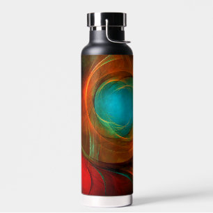 Bouteille D'eau Blue Eye Moderne Abstrait Art Cool Motif #16