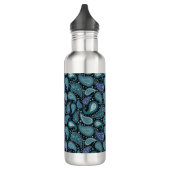 Bouteille D'eau Blue Floral Paisley Retro (Gauche)