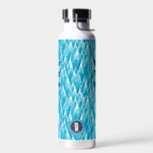 Bouteille D'eau Blue Fractal Forest Can Cooler (Gauche)