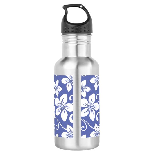 BOUTEILLE D'EAU BLUE HAWAII (PERIWINKLE) (Dos)