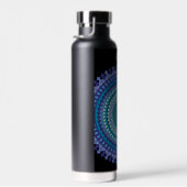 Bouteille D'eau Blue Mandala Ajouter un nom (Plage)