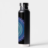 Bouteille D'eau Blue Mandala Ajouter un nom (Gauche)