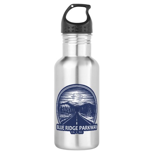 Bouteille D'eau Blue Ridge Parkway Forest (Devant)