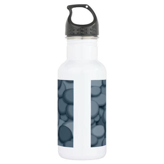 Bouteille D'eau Blue River Rock Pebles Art (Dos)