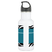 Bouteille D'eau Blue Sassy Star Zebra (Dos)