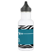Bouteille D'eau Blue Sassy Star Zebra (Droite)