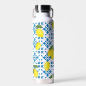 Bouteille D'eau Blue Tile French Country Lemon Pattern (Avant)