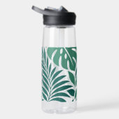 Bouteille D'eau Blue Tropical Leaf Wrap Pattern (Droite)