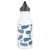 Bouteille D'eau Blue Whale Motif Nom des enfants (Gauche)