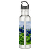 Bouteille D'eau Bluebonnets Blue Flowers Texas texan Floral (Dos)