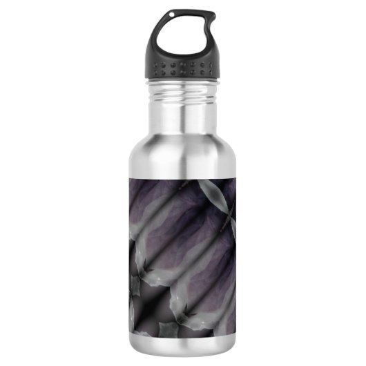 Bouteille D'eau Bluesy Ikat Fog (Devant)
